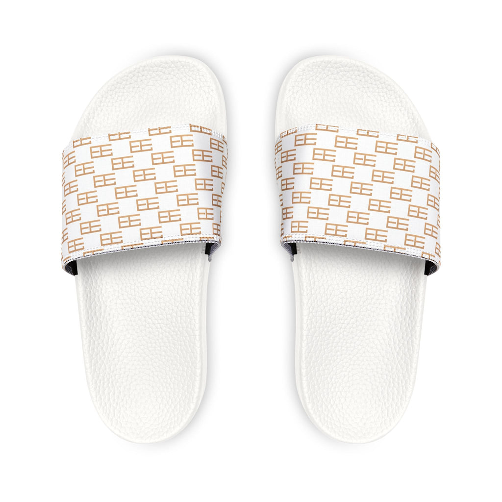 Women's Removable-Strap Sandals — Beige Monogram Slide Sandals