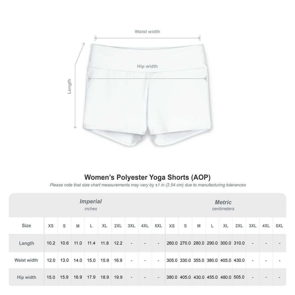 Geometric Chain-Print Women’s Yoga Shorts — Soft Neutral Athletic Hotpants