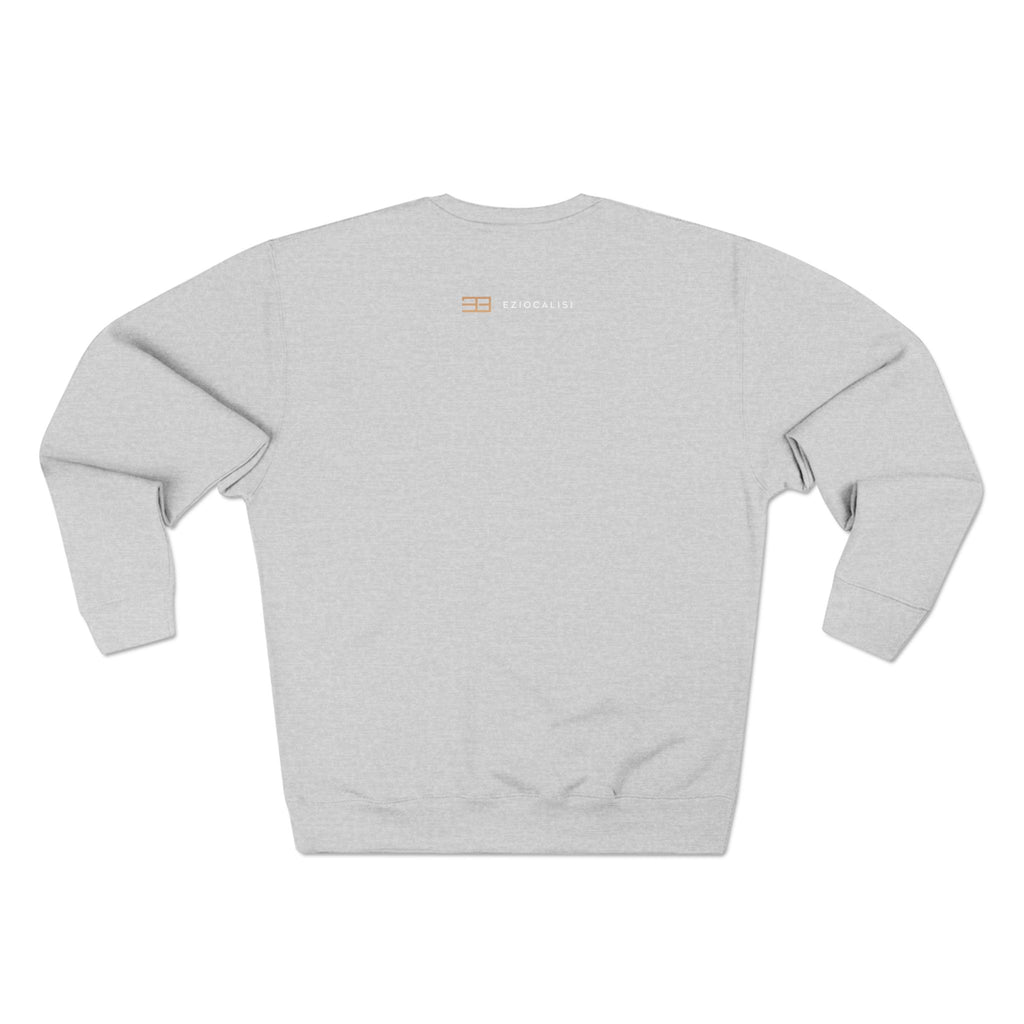 Minimalist Flag Crewneck Sweatshirt — Subtle Chest Logo
