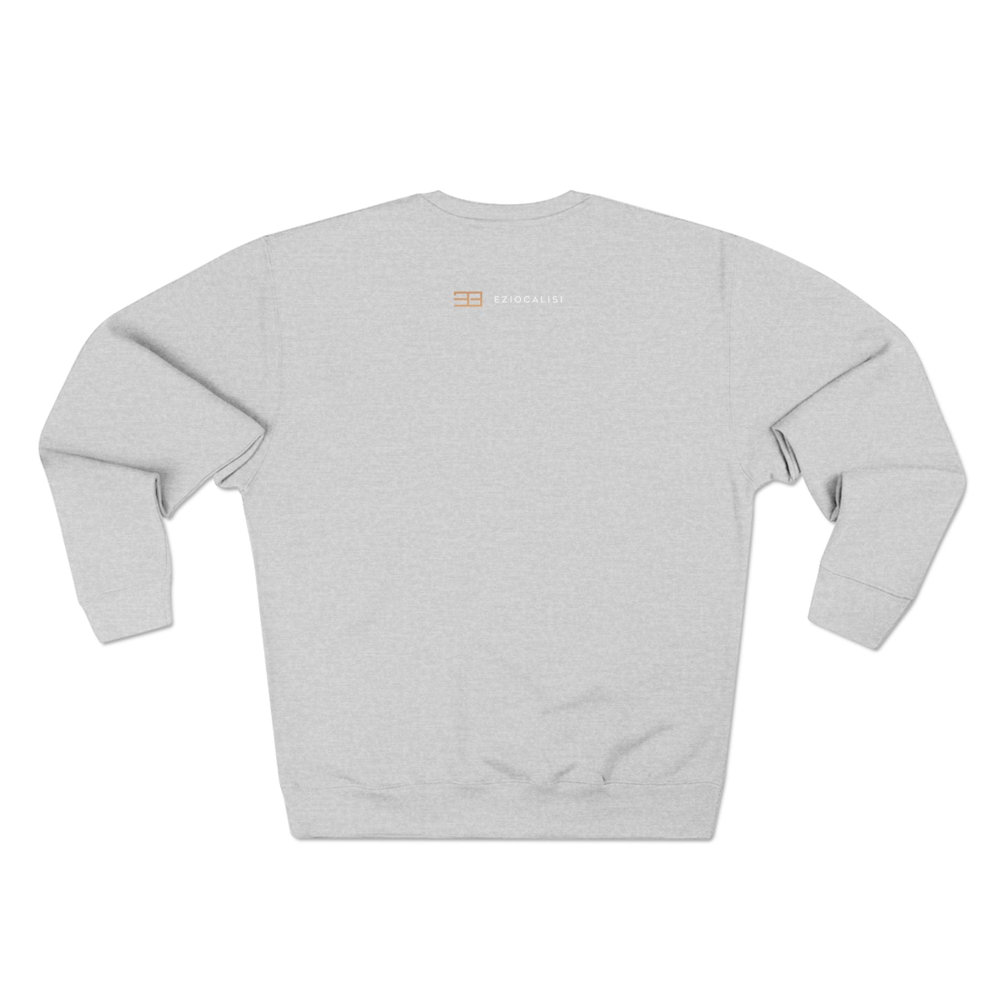 Minimalist Flag Crewneck Sweatshirt — Subtle Chest Logo