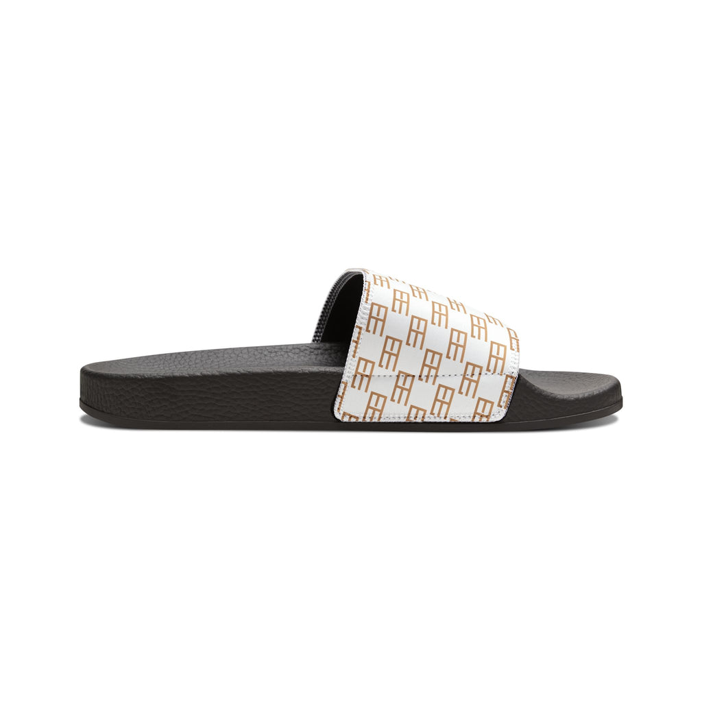 Women's Removable-Strap Sandals — Beige Monogram Slide Sandals