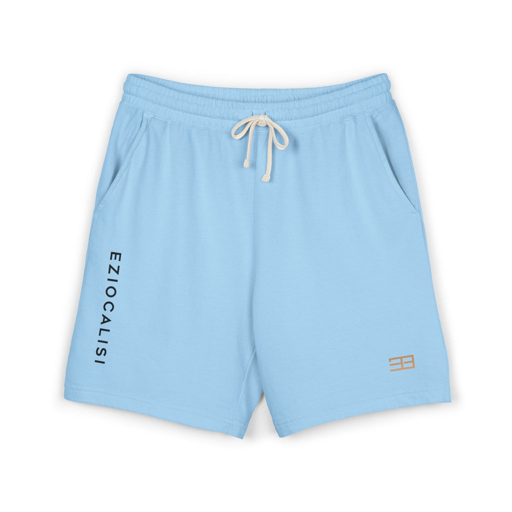 Fleece Sweat Shorts — Minimal Grid Logo Lounge Shorts