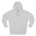 Minimal Logo Fleece Hoodie — Three-Panel Cozy Pullover