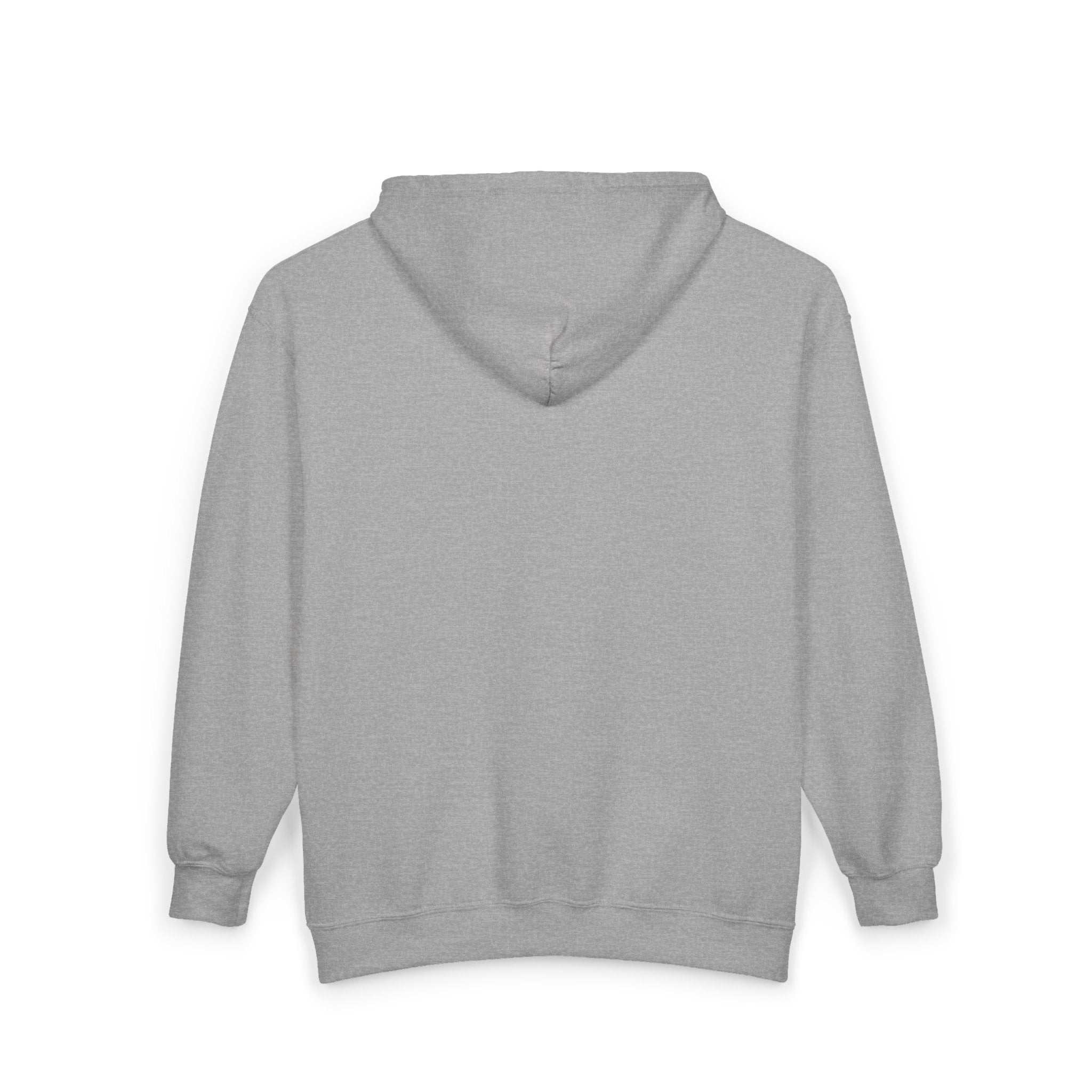 Zip Hoodie — Vertical "EZ LOCALS" Minimal Streetwear