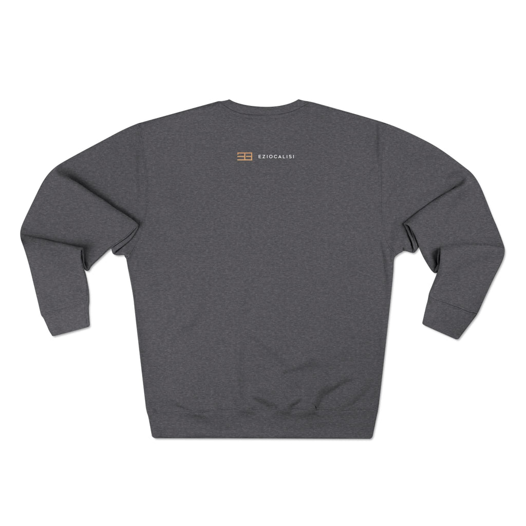 Minimalist Flag Crewneck Sweatshirt — Subtle Chest Logo