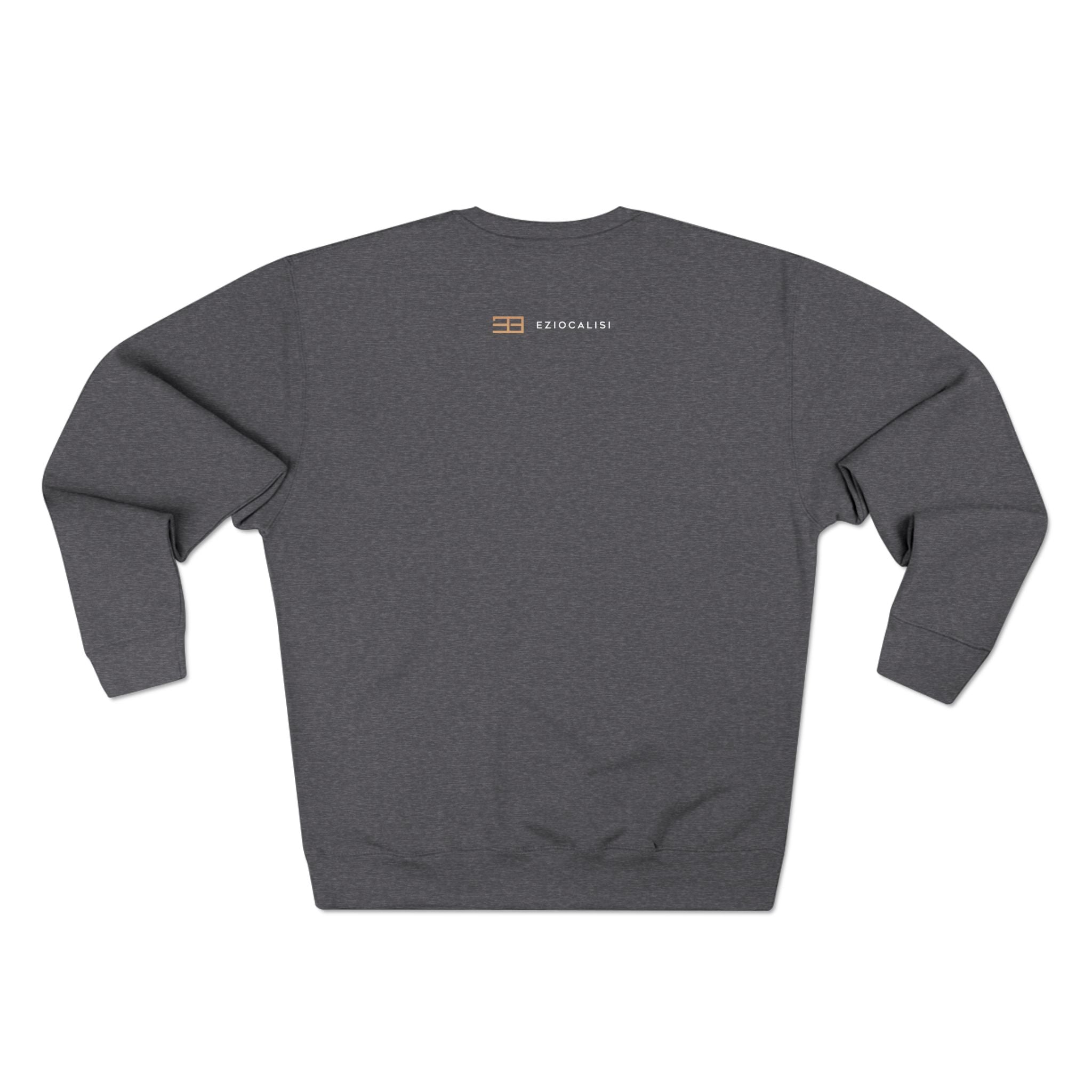 Minimalist Flag Crewneck Sweatshirt — Subtle Chest Logo